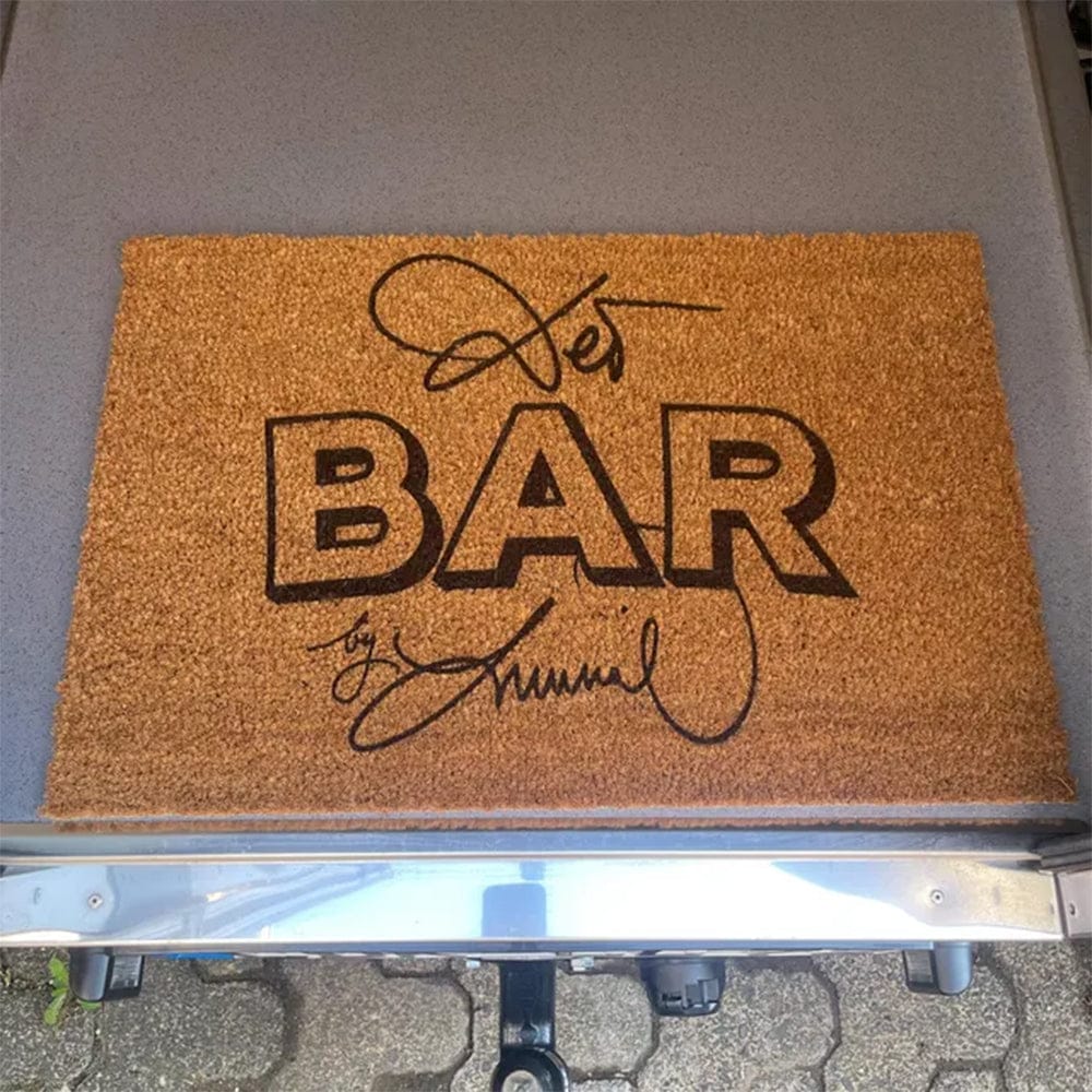 Customer photo review of Fußmatte aus Kokos personalisierbar – Individuelle Türmatte mit eigenem Motiv & Logo