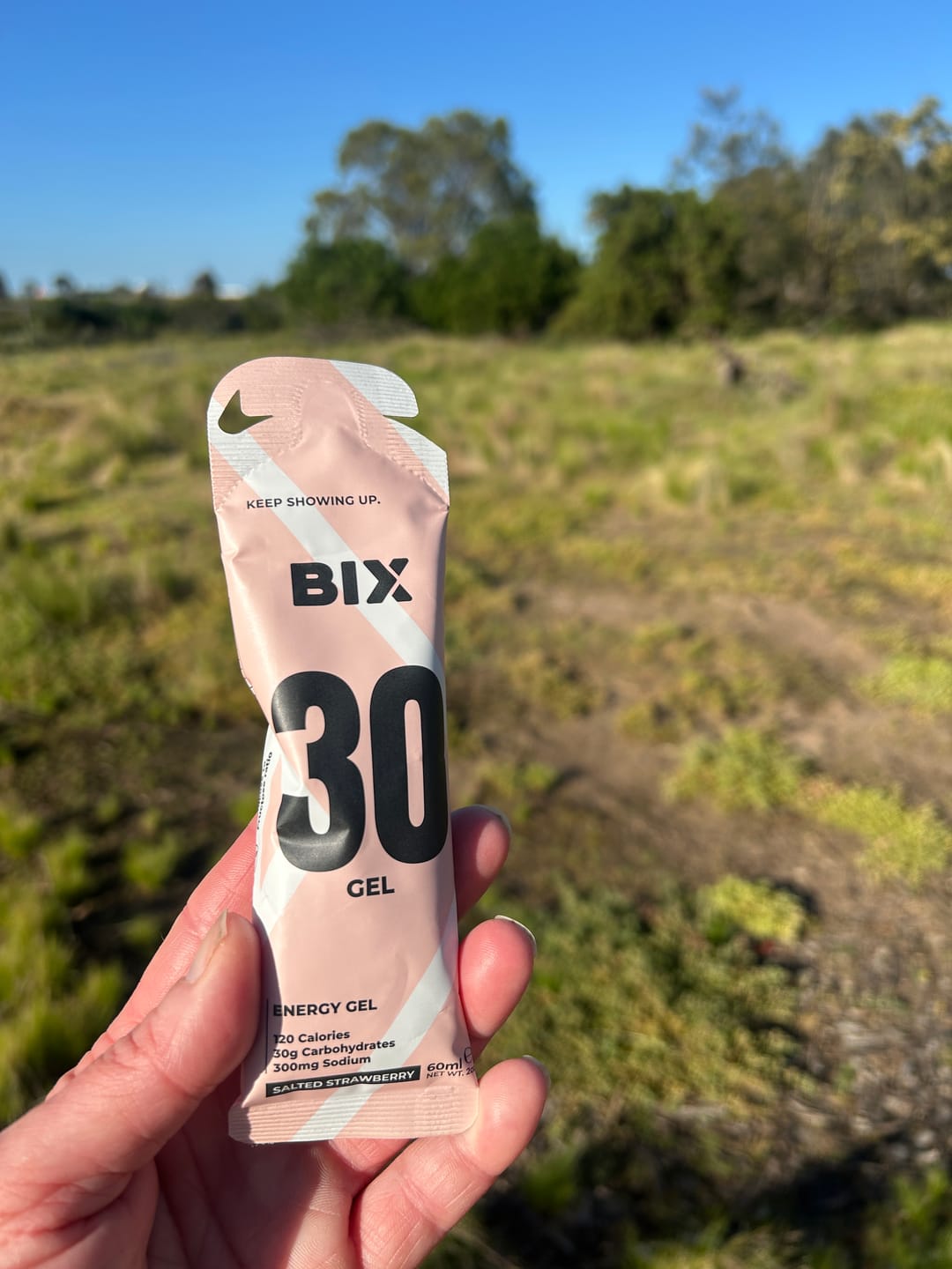 Customer photo review of Bix 30 Gel - Berry