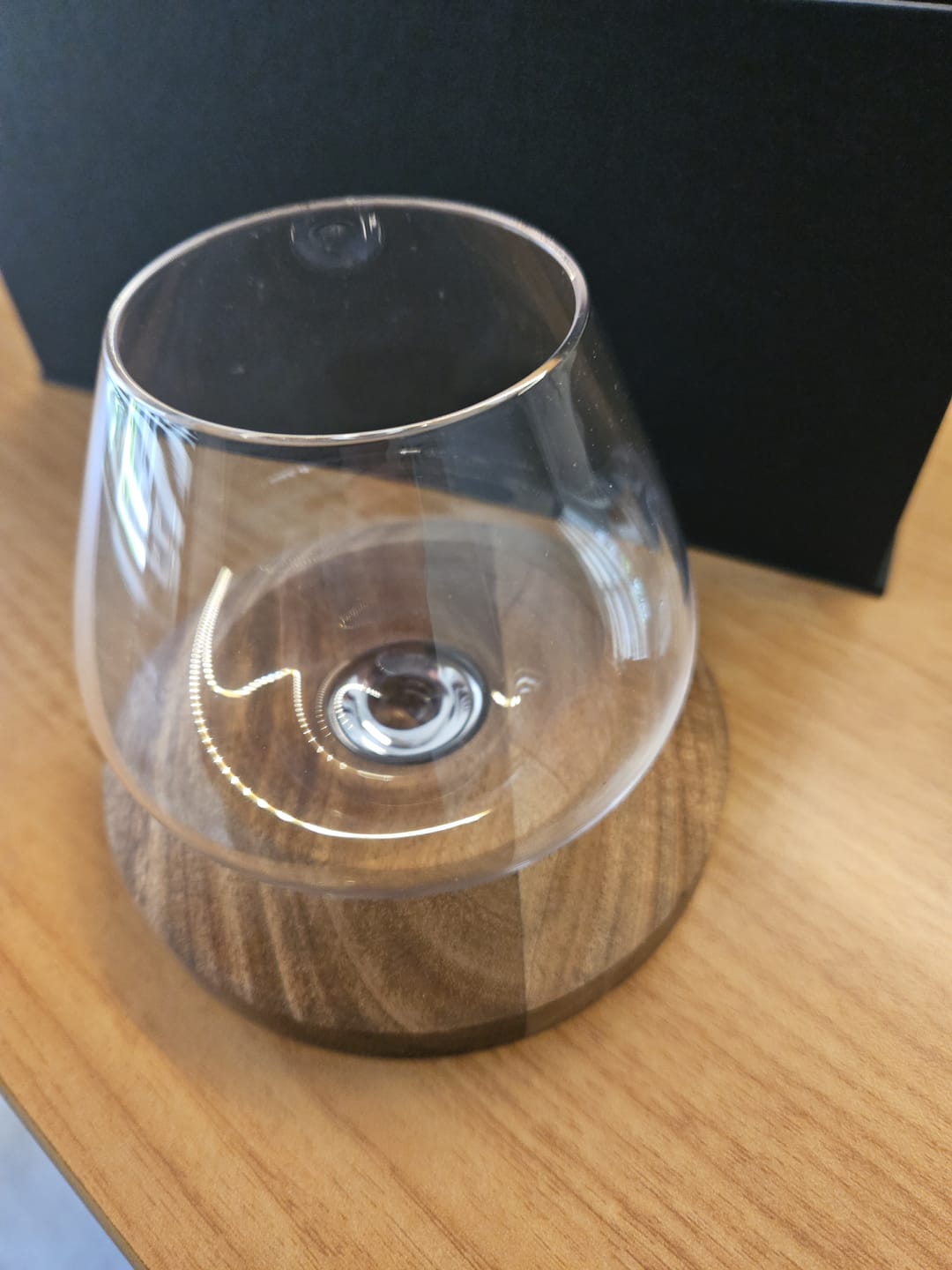 Customer photo review of Aequilibrium Wooden Coasters