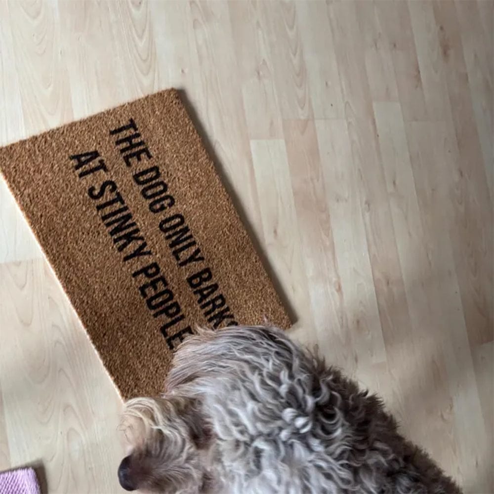 Customer photo review of Fußmatte aus Kokos personalisierbar – Individuelle Türmatte mit eigenem Motiv & Logo