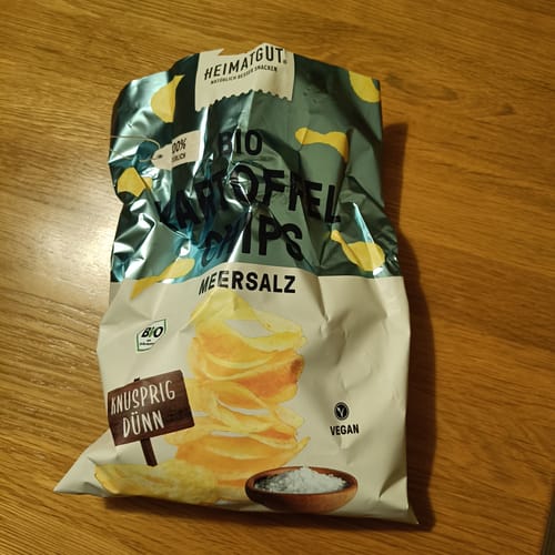 Customer photo review of Bio Kartoffelchips Meersalz