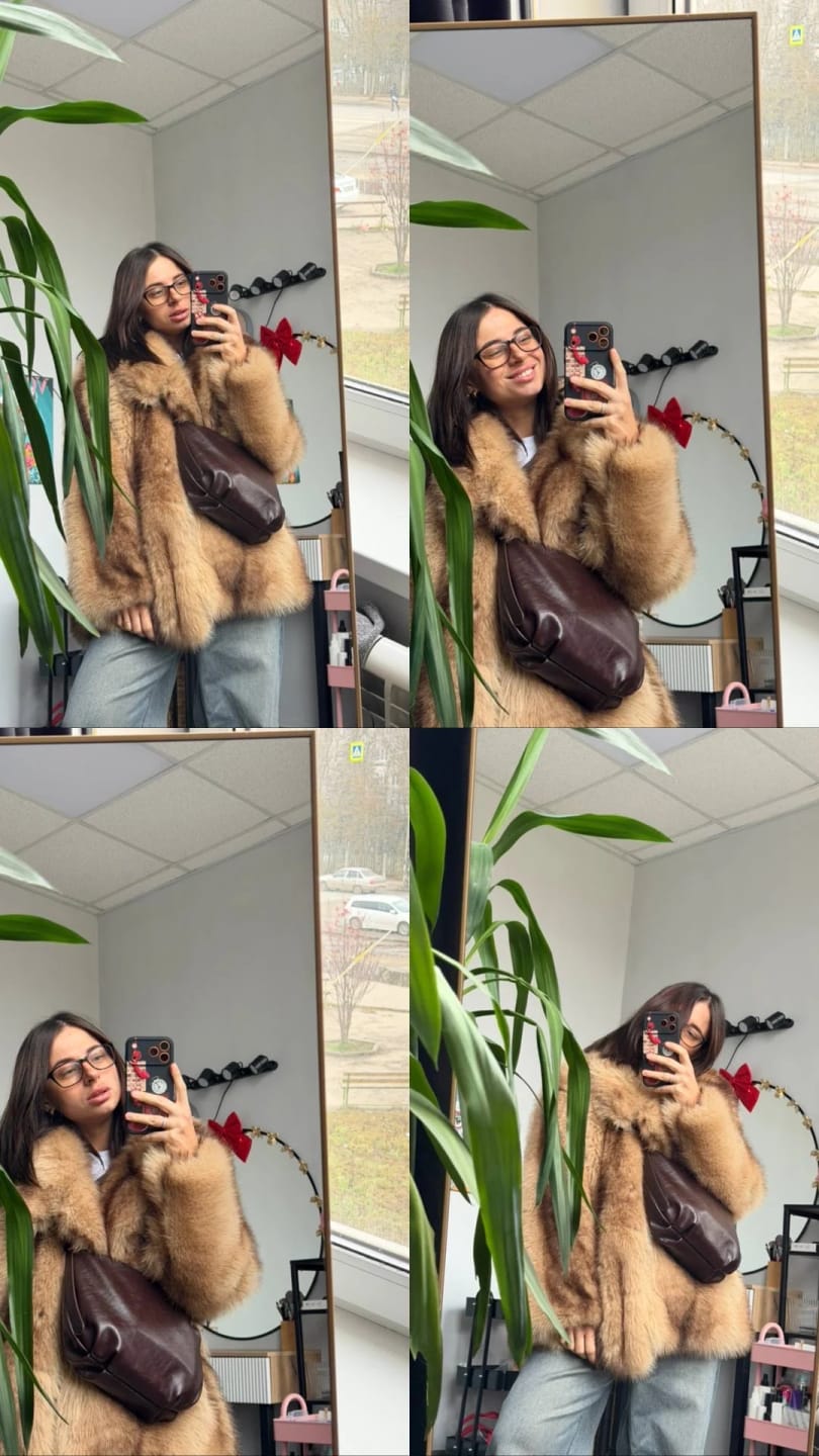 Customer photo review of Fiona Faux Fur Coat