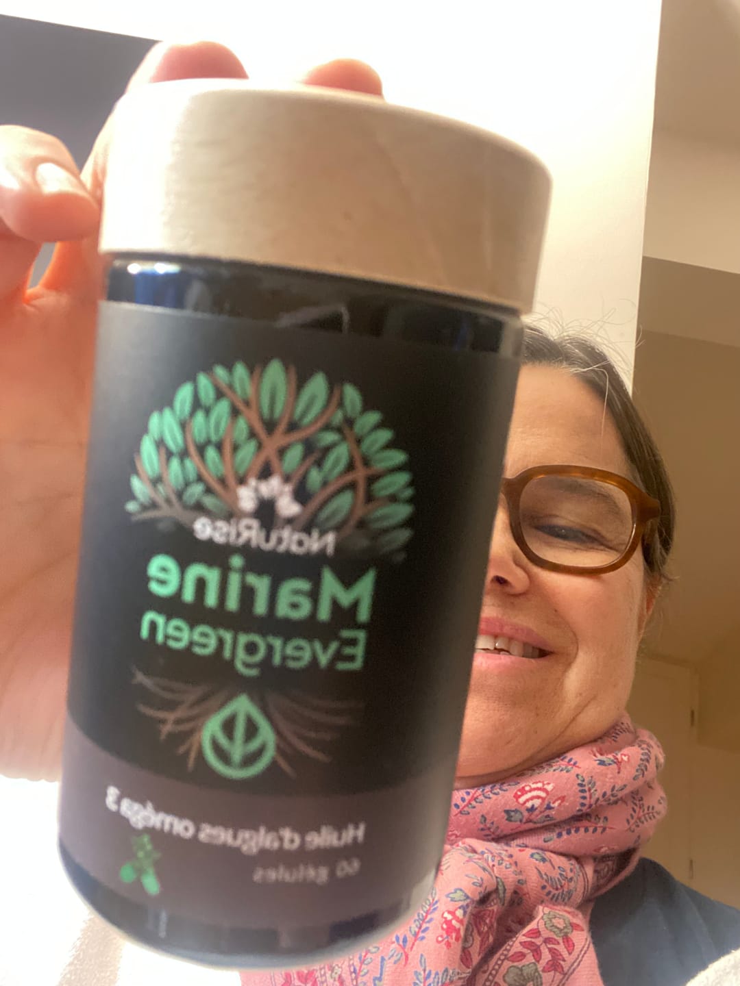 Customer photo review of Huile d'algues oméga 3 (60 gélules)