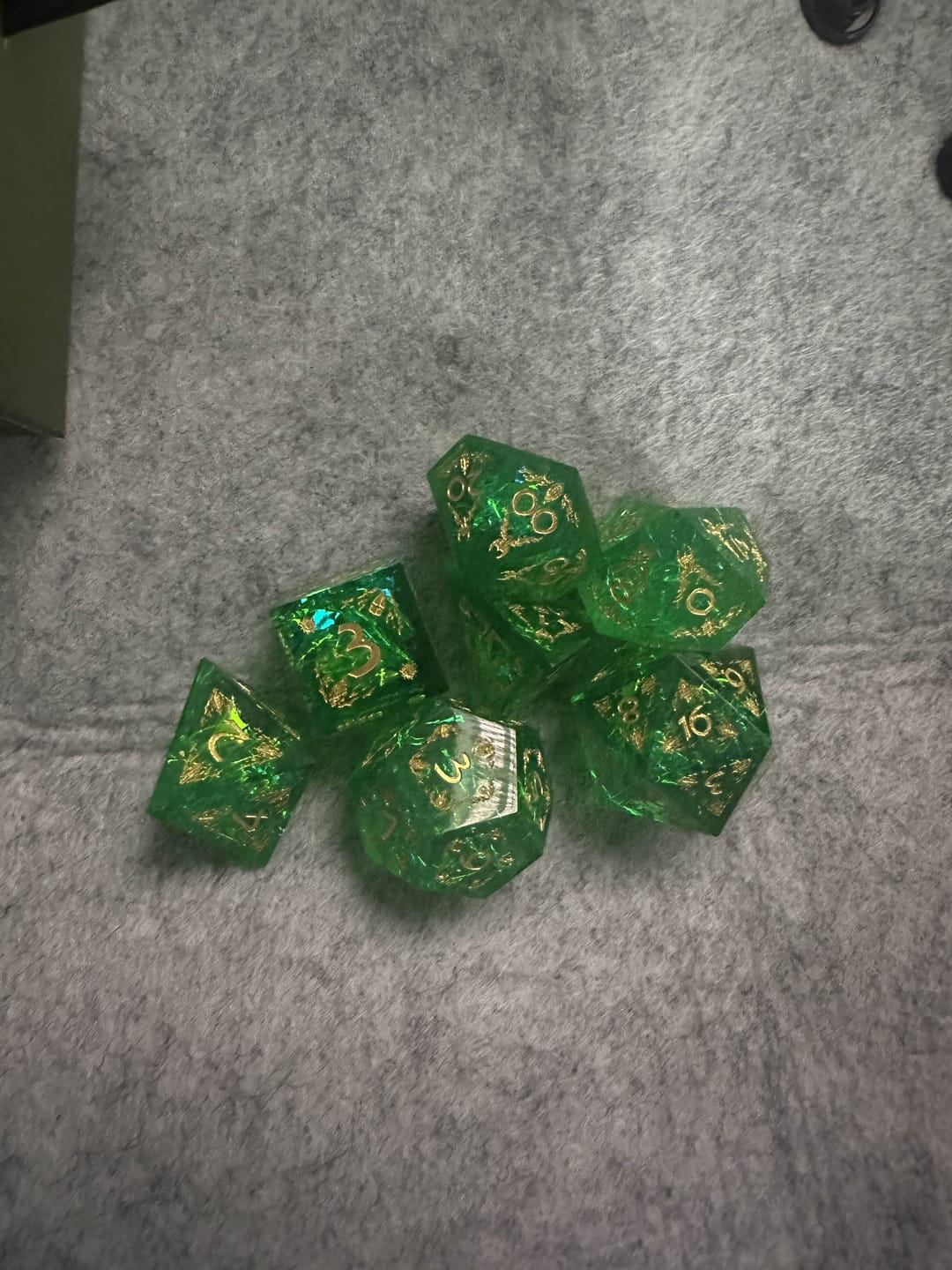 Customer photo review of Mystery Dice Blind Bags!