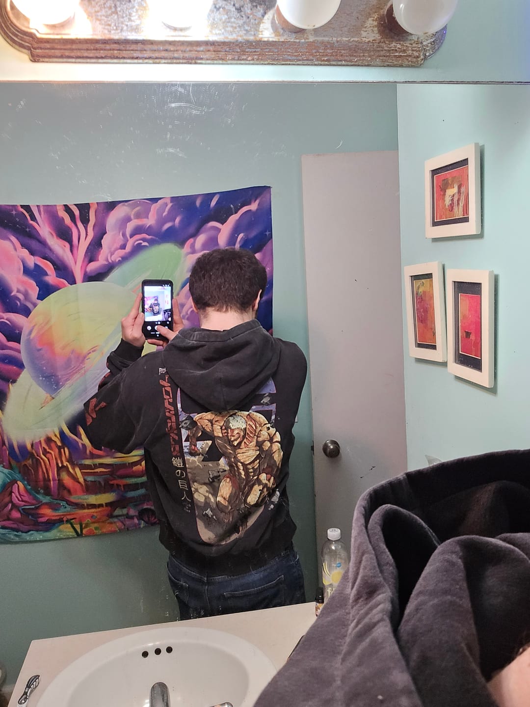 Customer photo review of 5129 - AOT©  x YLA Pullover Hoodies