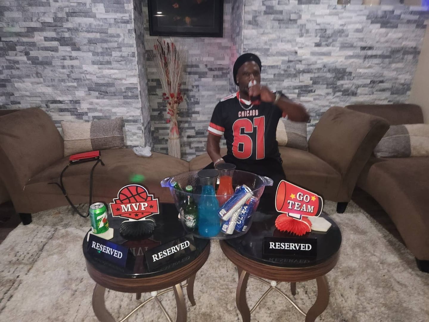 Customer photo review of Jersey Fan Kit Storefront