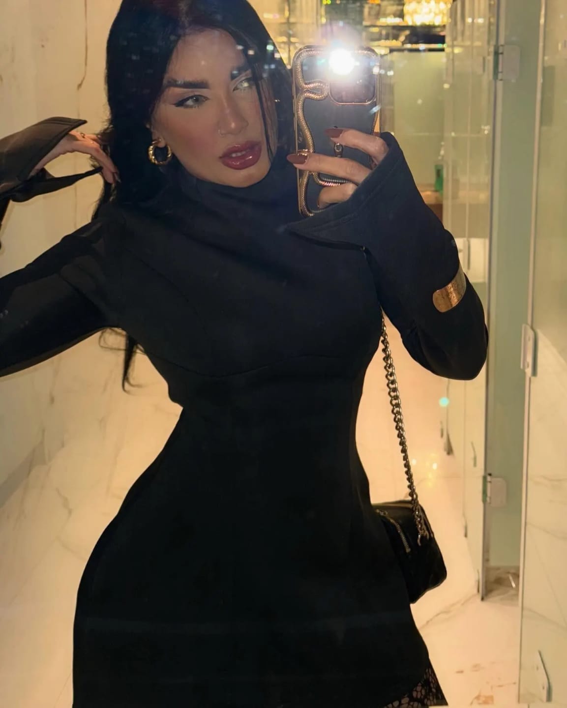 Customer photo review of Eliza Mini Dress