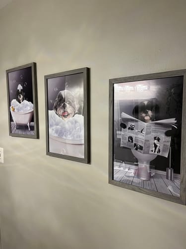Customer photo review of Fun in the tub - Personalized Poster