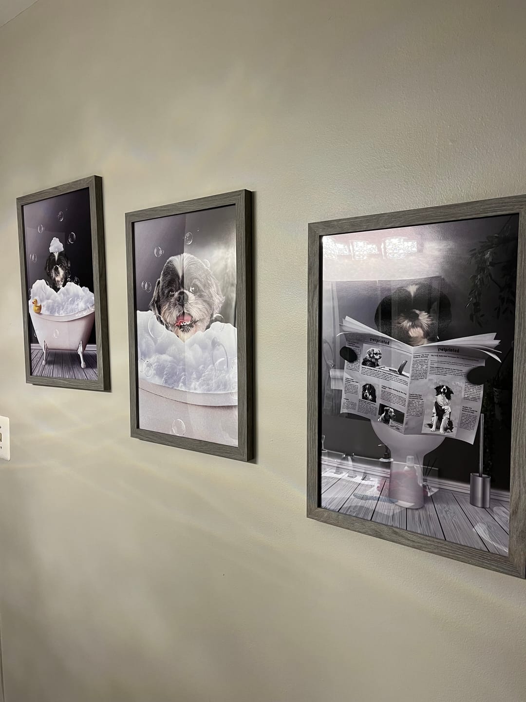 Customer photo review of Fun in the tub - Personalized Poster