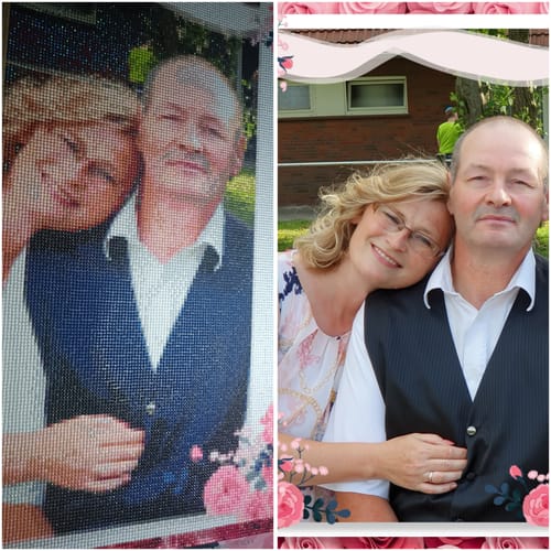 Customer photo review of Diamond Painting Eigenes Bild