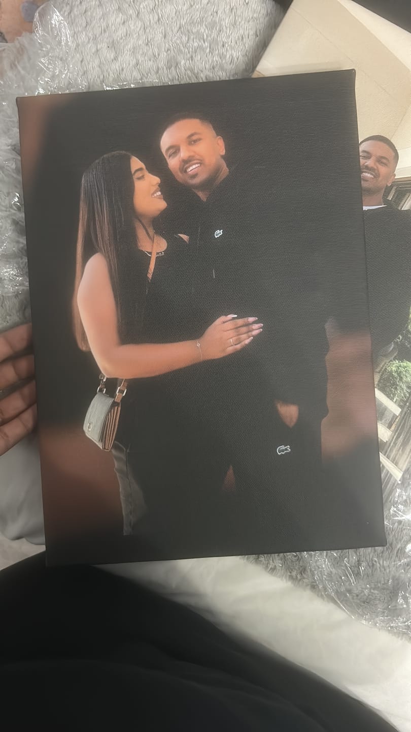 Customer photo review of 4 x A4 Canvas Combo