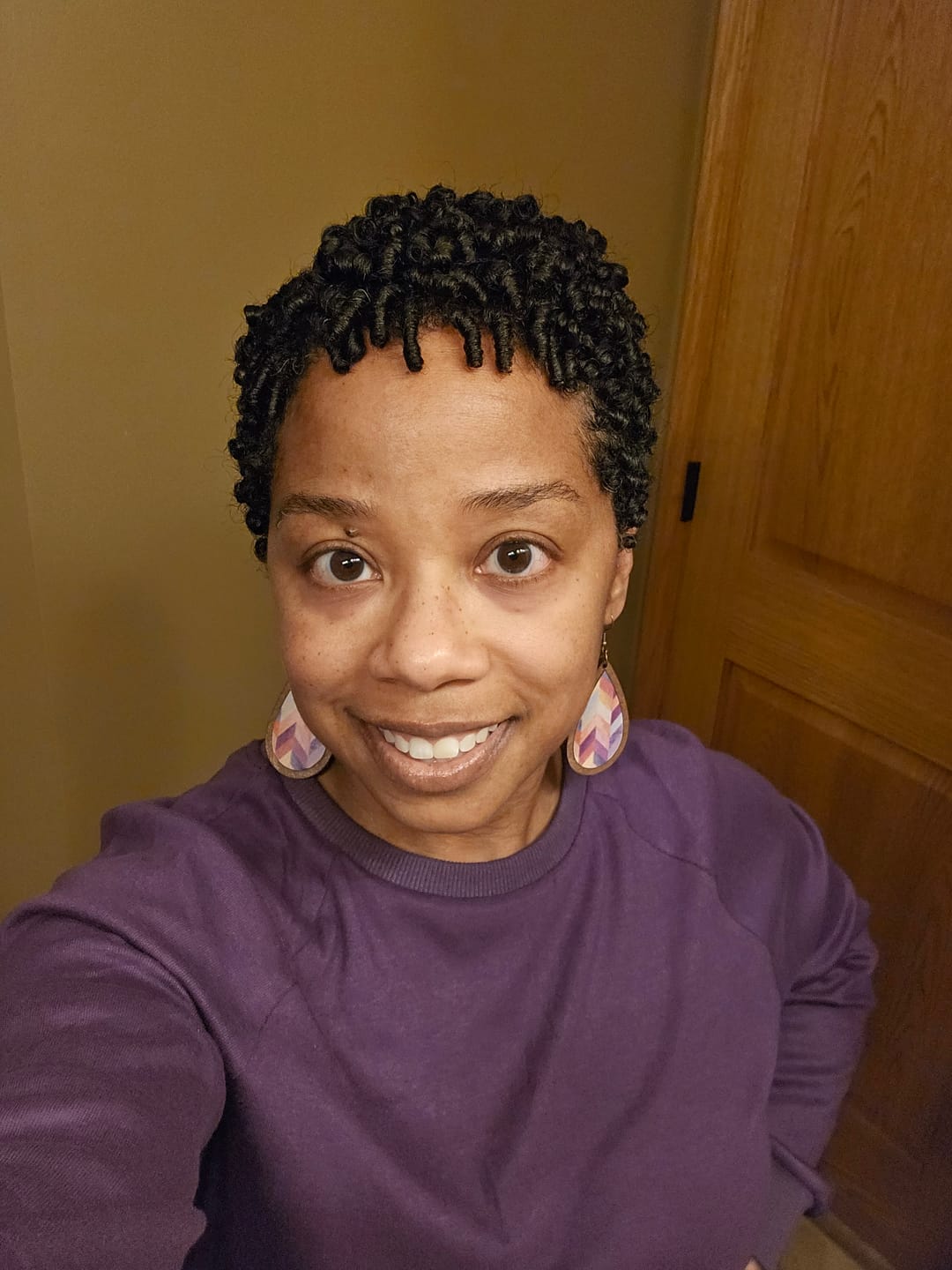 Customer photo review of Wash and Go Finishing Mousse for Curly Hair - Get Fluffy, Bouncy, Frizz-Free Curls | Master's Collection