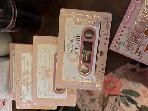 Customer photo review of P.Louise Love Tapes Palette - Bride To Be