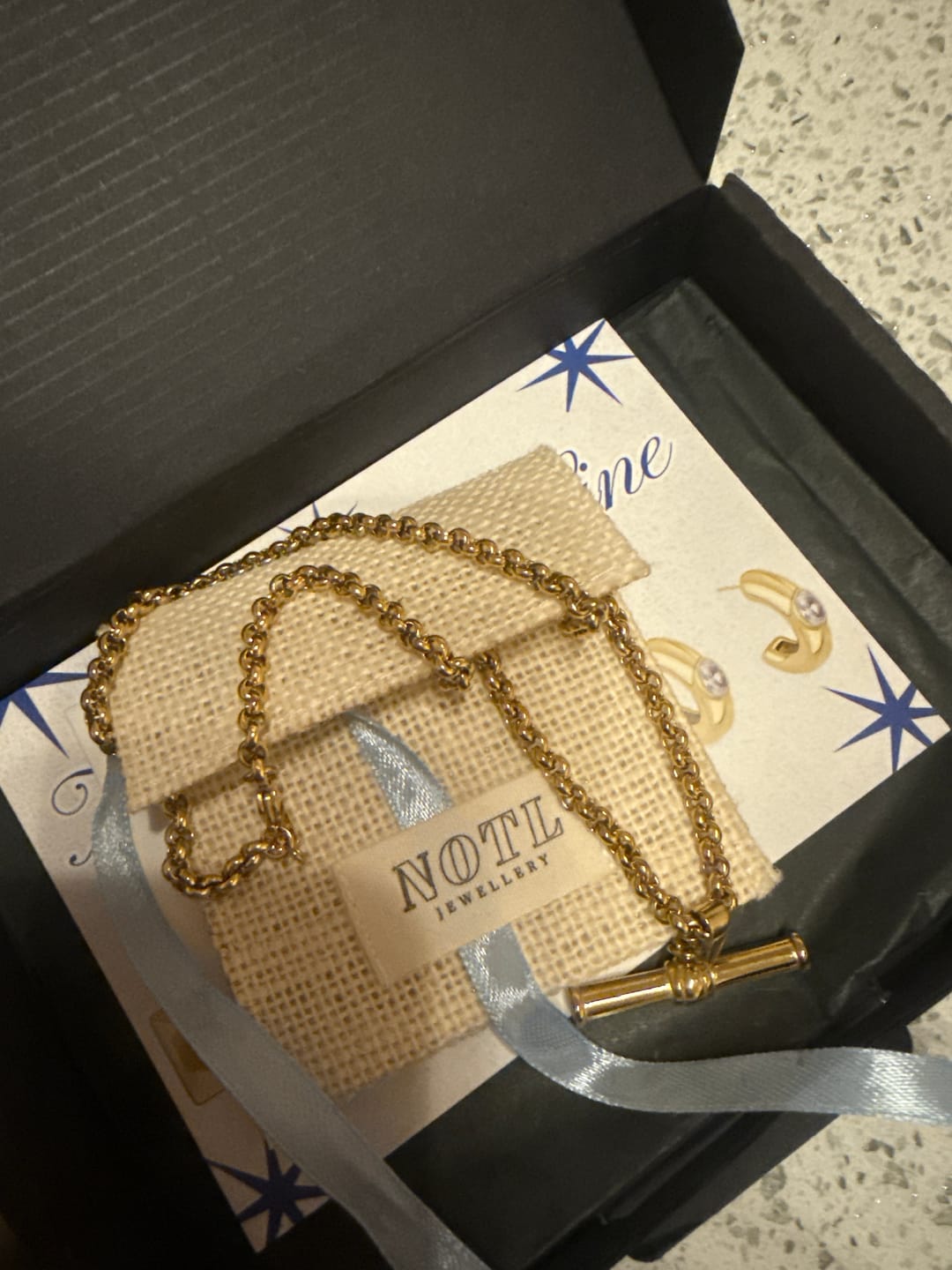 Customer photo review of STARBURST Necklace