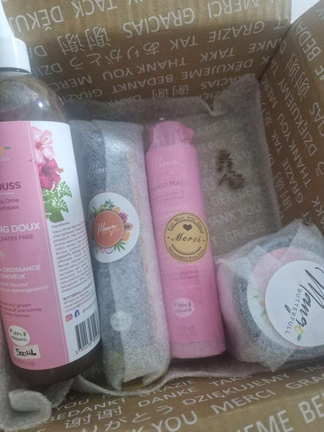Customer photo review of Soin nourrissant et démêlant après-shampoing - POUSS