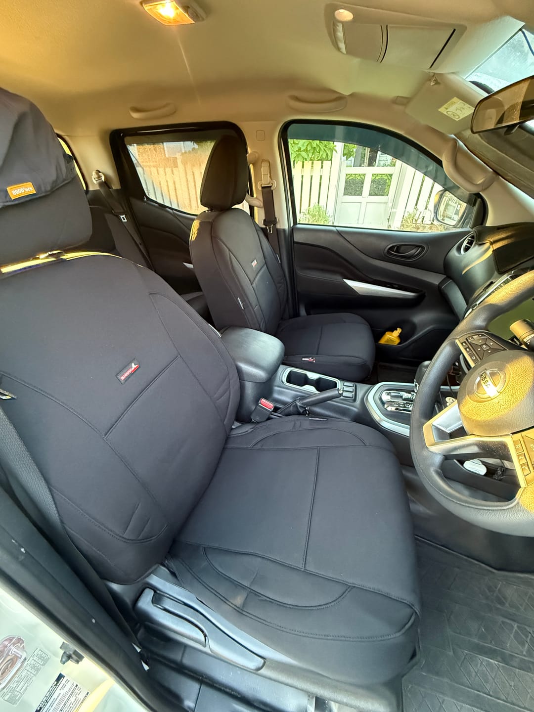 Customer photo review of Sharkskin PLUS Seat Covers for Nissan Navara (Dec/2020-ON)