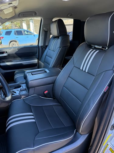 Customer photo review of Premium Custom-Fit Seat Covers