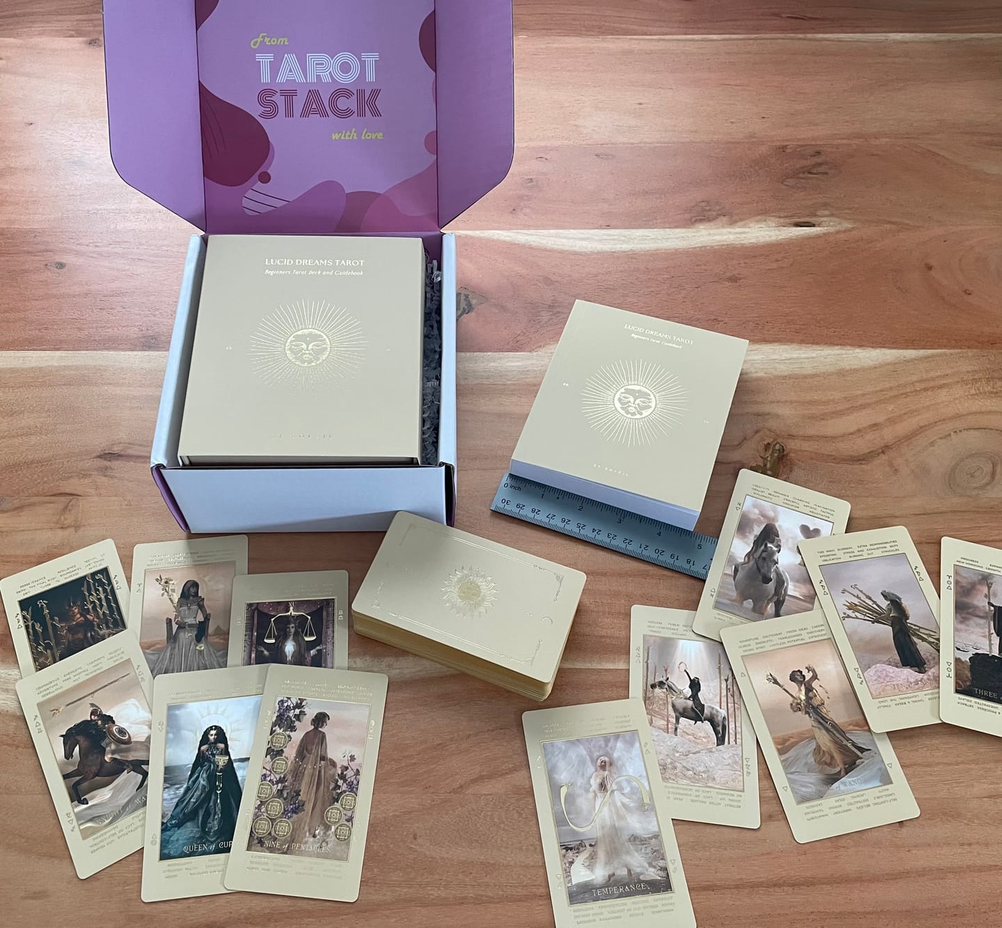 Customer photo review of Lucid Dreams Beginners Tarot • With Keywords™ {EDITION 4}