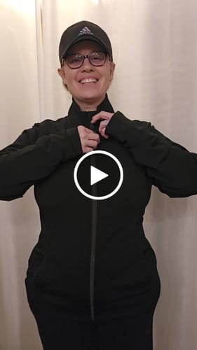 Customer video review of Finley Zip Up Sweatshirt - Black