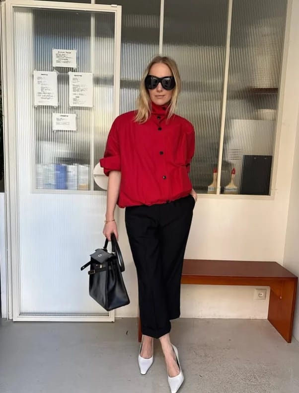 Customer photo review of Clara High-Neck Jacket