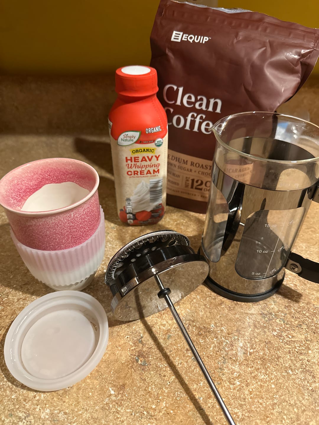 Customer photo review of Coral Pink Cup 12oz