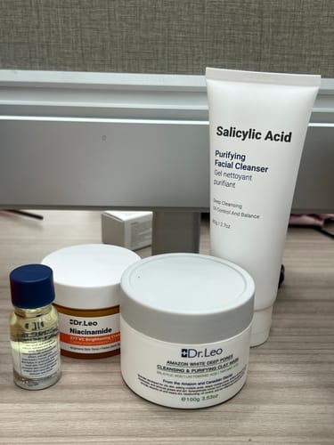 Customer photo review of Set de Cuidado Facial Antiacné