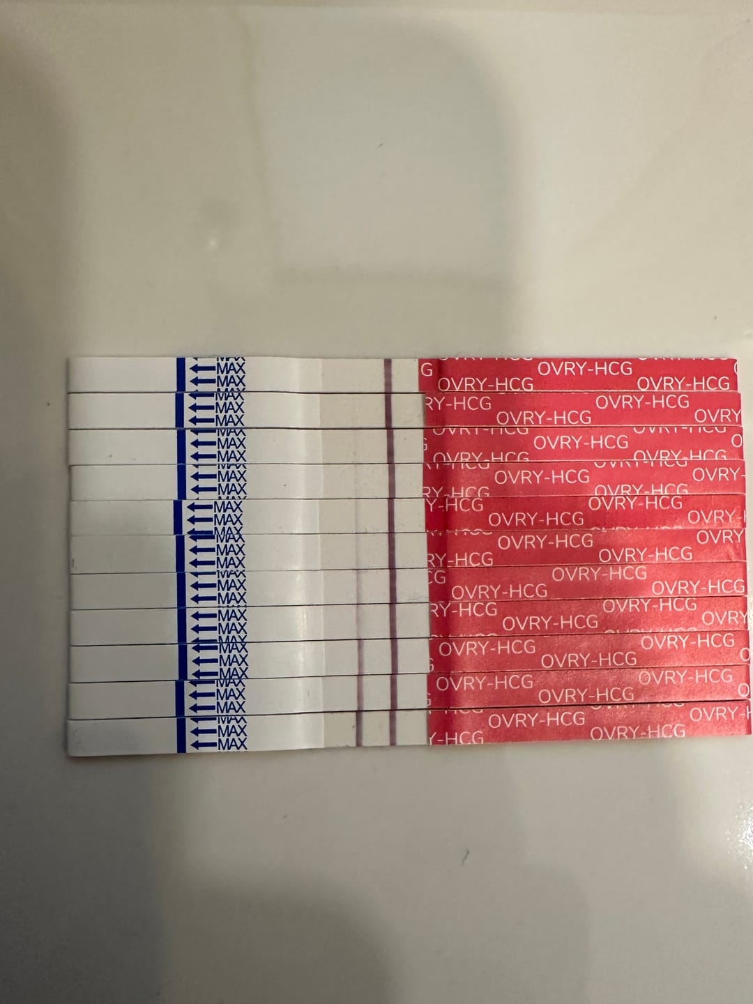 Customer photo review of Pregnancy Test Strips (Ultra-Sensitive)