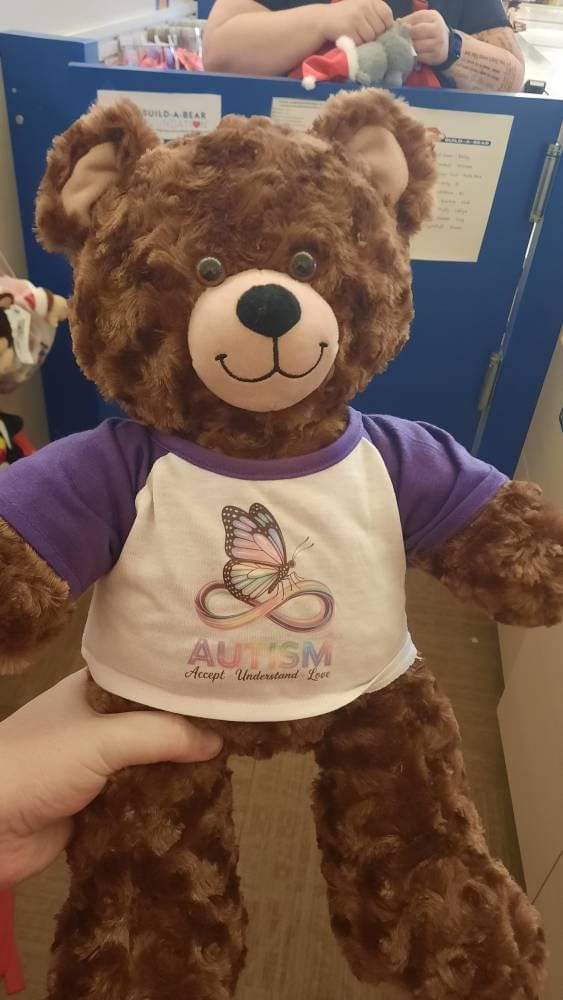 Customer photo review of Custom Plushie T-Shirt — Fits 14–16-inch Plushies