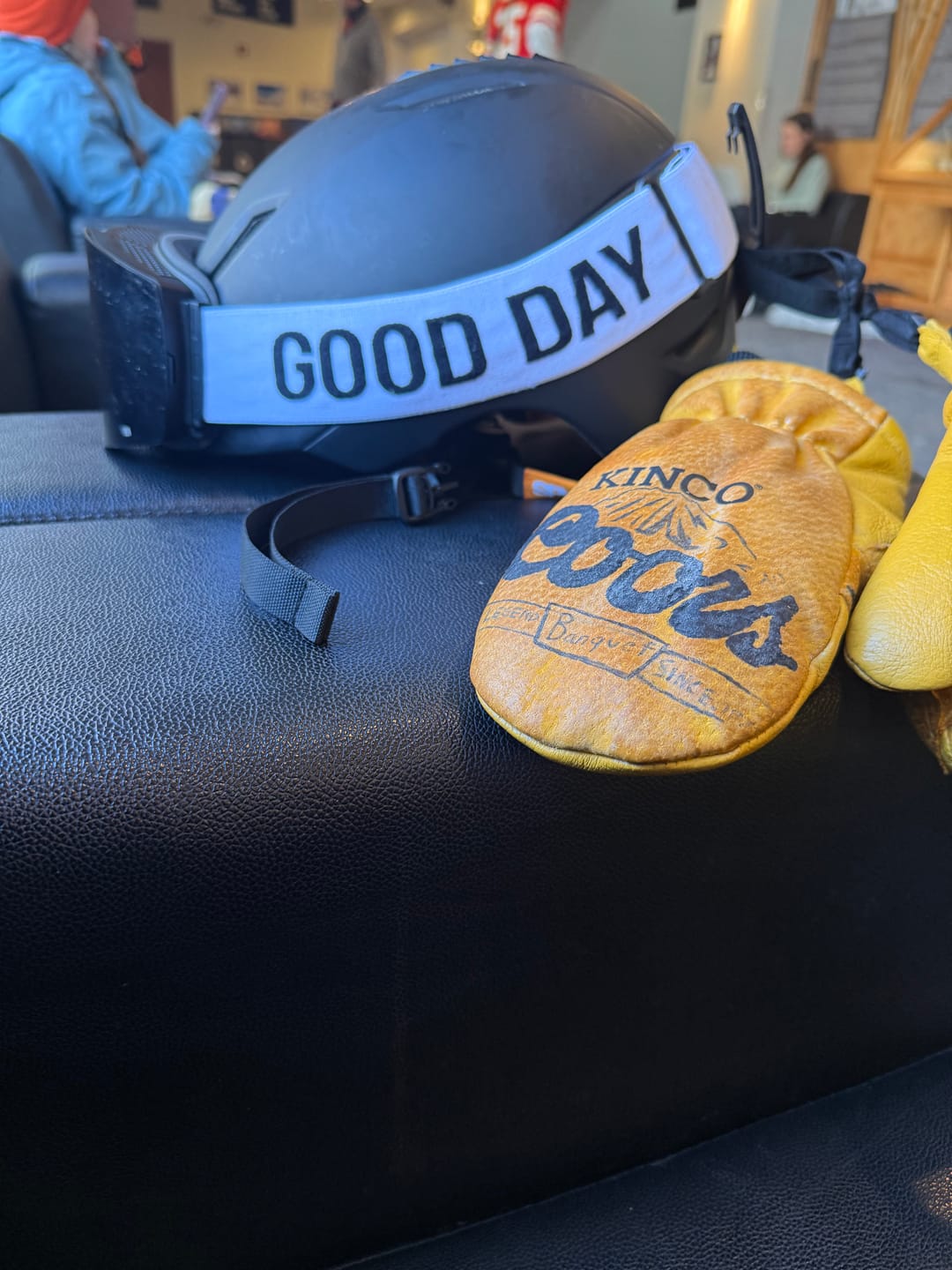Customer photo review of The Valorie Snow Goggle - Sunny Day Black Lens
