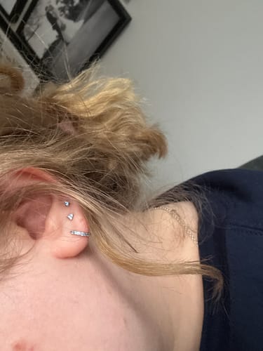 Customer photo review of Everyday Ear Party Baby Blue/Silver