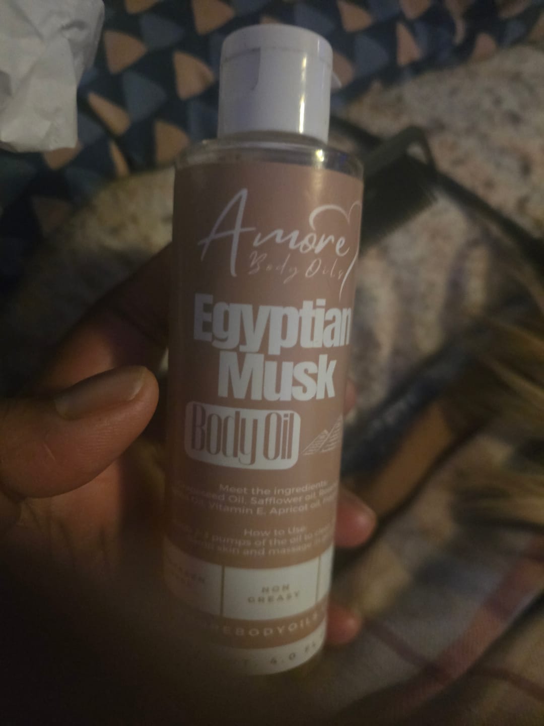 Customer photo review of Egyptian Musk - Body Oil