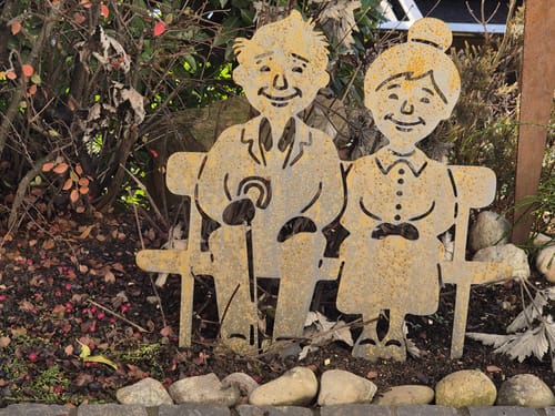 Customer photo review of Gartenstecker Oma & Opa