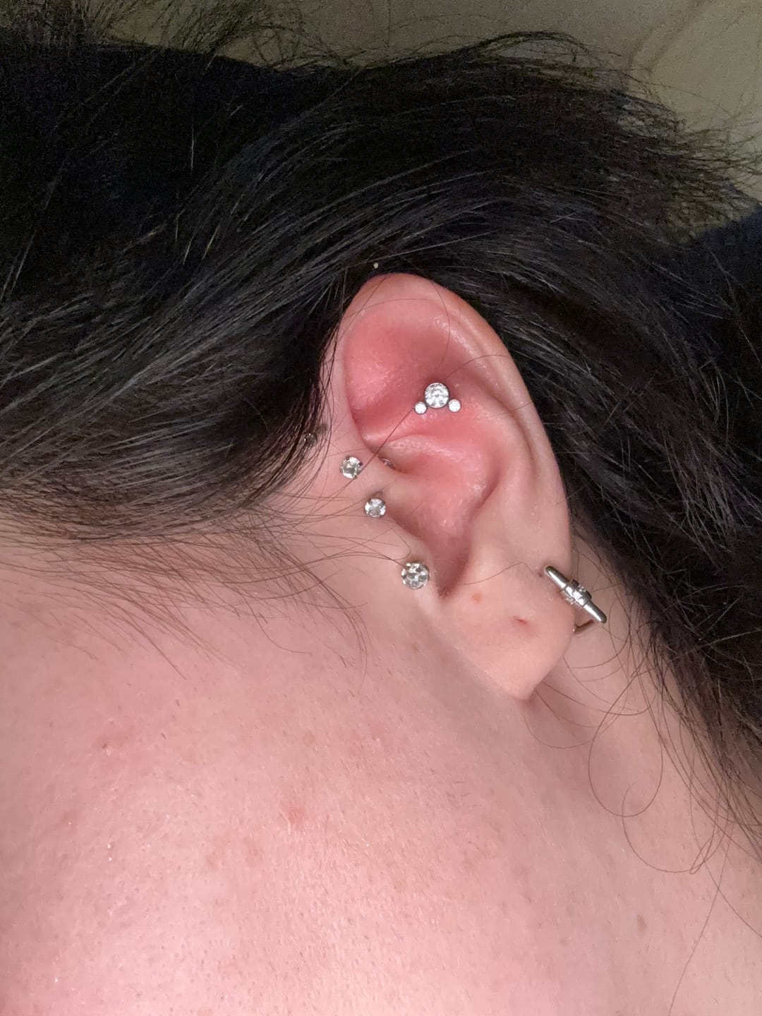 Customer photo review of Little Mouse Piercing | Titan