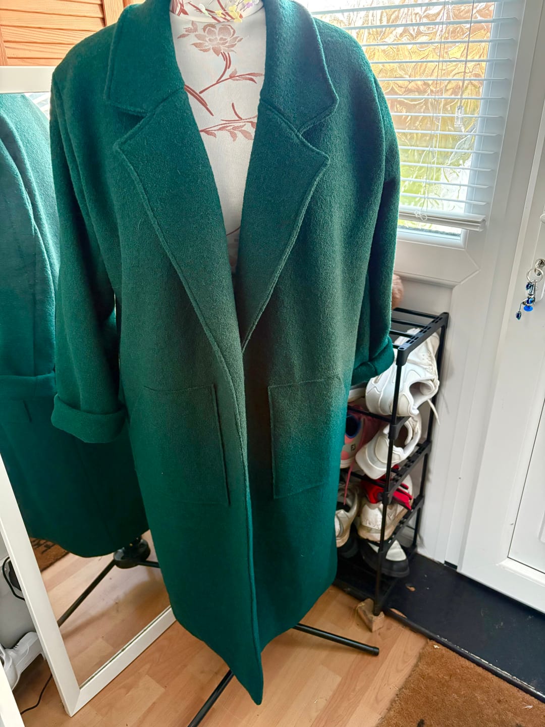 Customer photo review of Plain 100% Boiled Wool Fabric