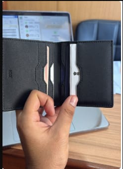 Customer photo review of SLEIGHT RFID BI-FOLD WALLET