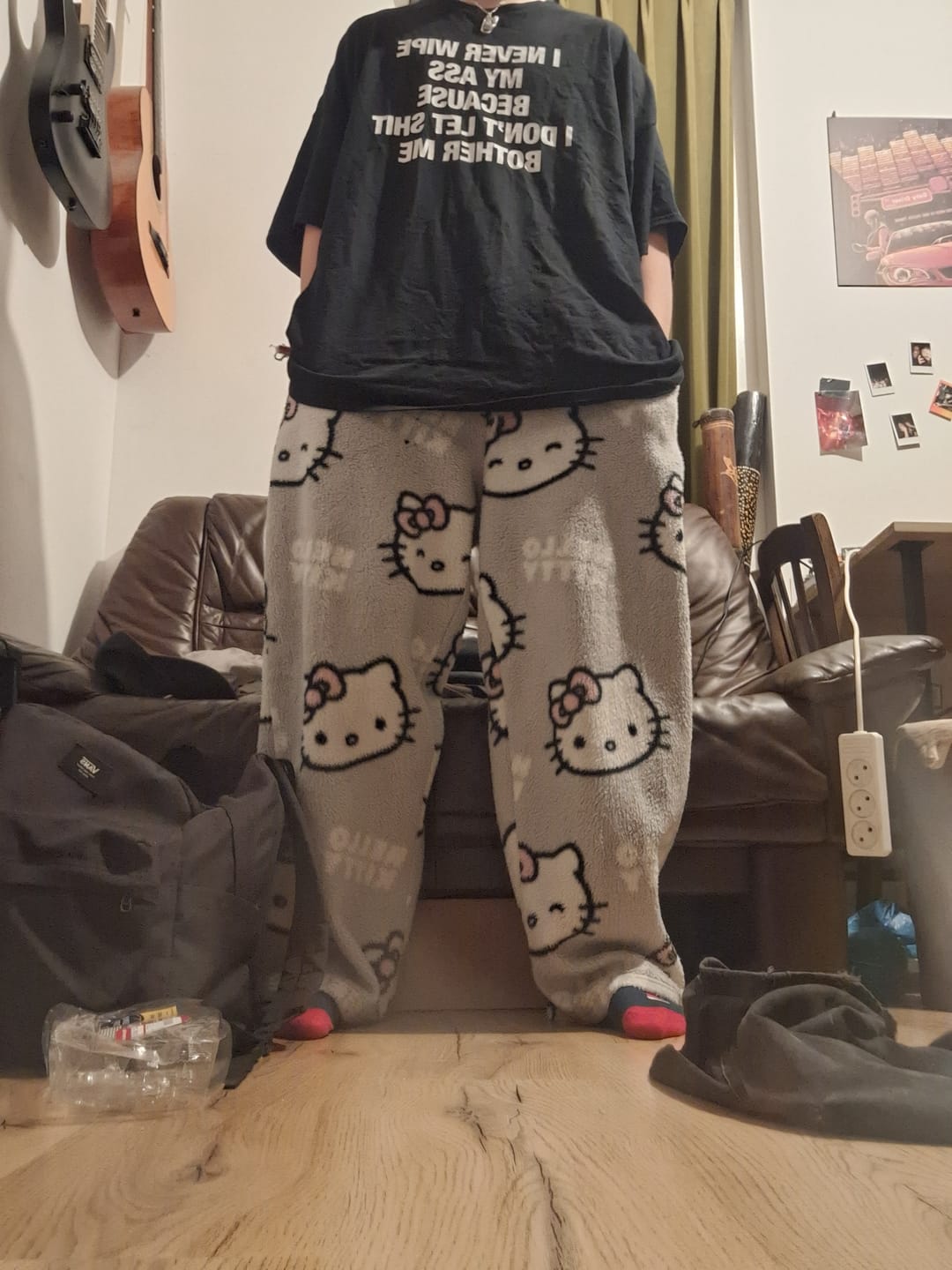 Customer photo review of I Never Wipe My Ass T-Shirt