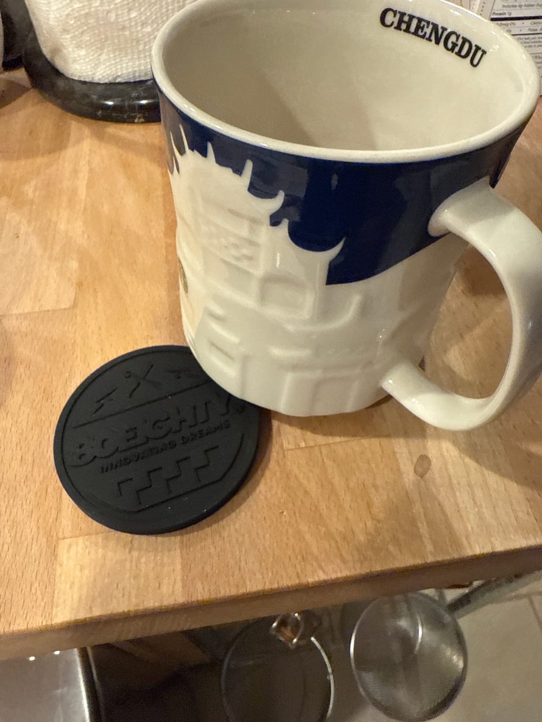 Customer photo review of 80Eighty® Cup Holder Coaster Set
