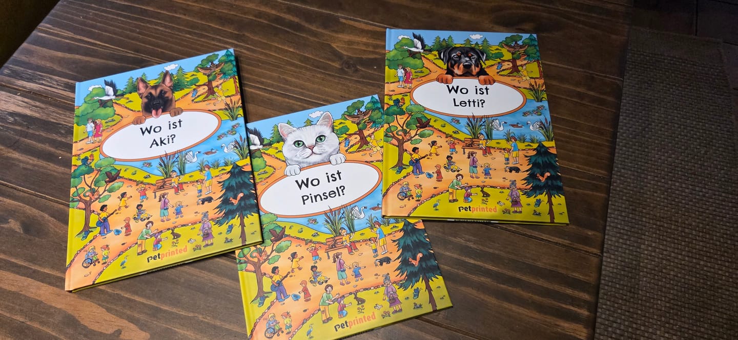 Customer photo review of Wo bist du? - Personalisiertes Katzen-Wimmelbuch