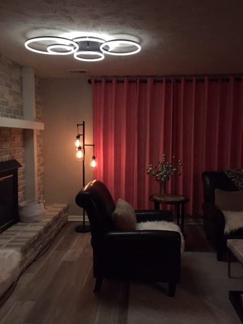 Customer photo review of WOMO Runde LED-Deckenleuchte mit Unterputzmontage-WM1032