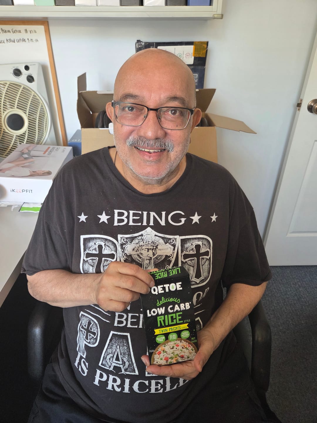 Customer photo review of QETOE Low Carb Rice Value pack - TWIN PACKS - 2 x Qetoe Low Carb Rice 160g