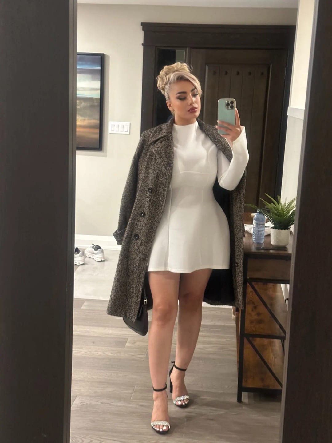 Customer photo review of Eliza Mini Dress