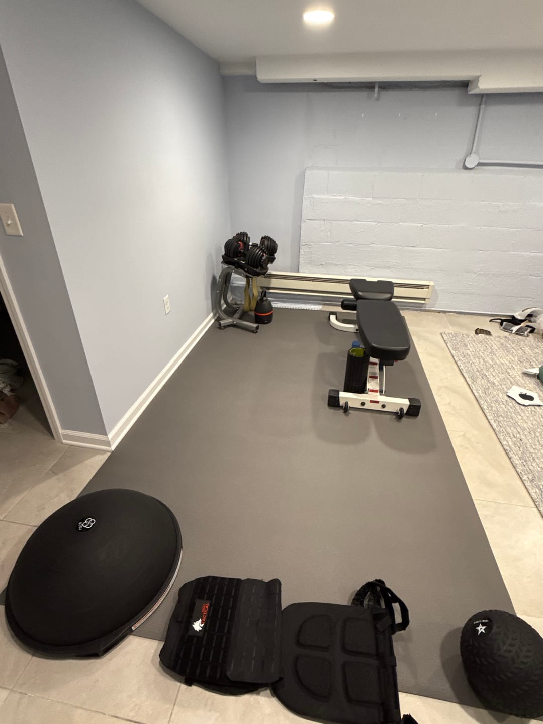 Customer photo review of GXMMAT Extra Large Exercise Mat 6'x10'