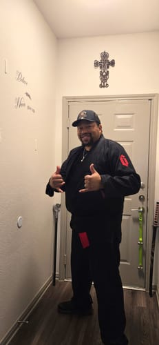 Customer photo review of Brazilian Jiu Jitsu Adults BJJ Black Belt