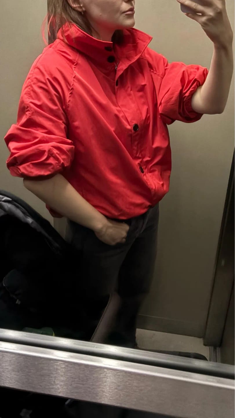 Customer photo review of Clara High-Neck Jacket