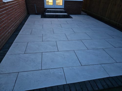 Customer photo review of Himalayan - White Porcelain Paving Tiles - 900 x 600 x 20mm
