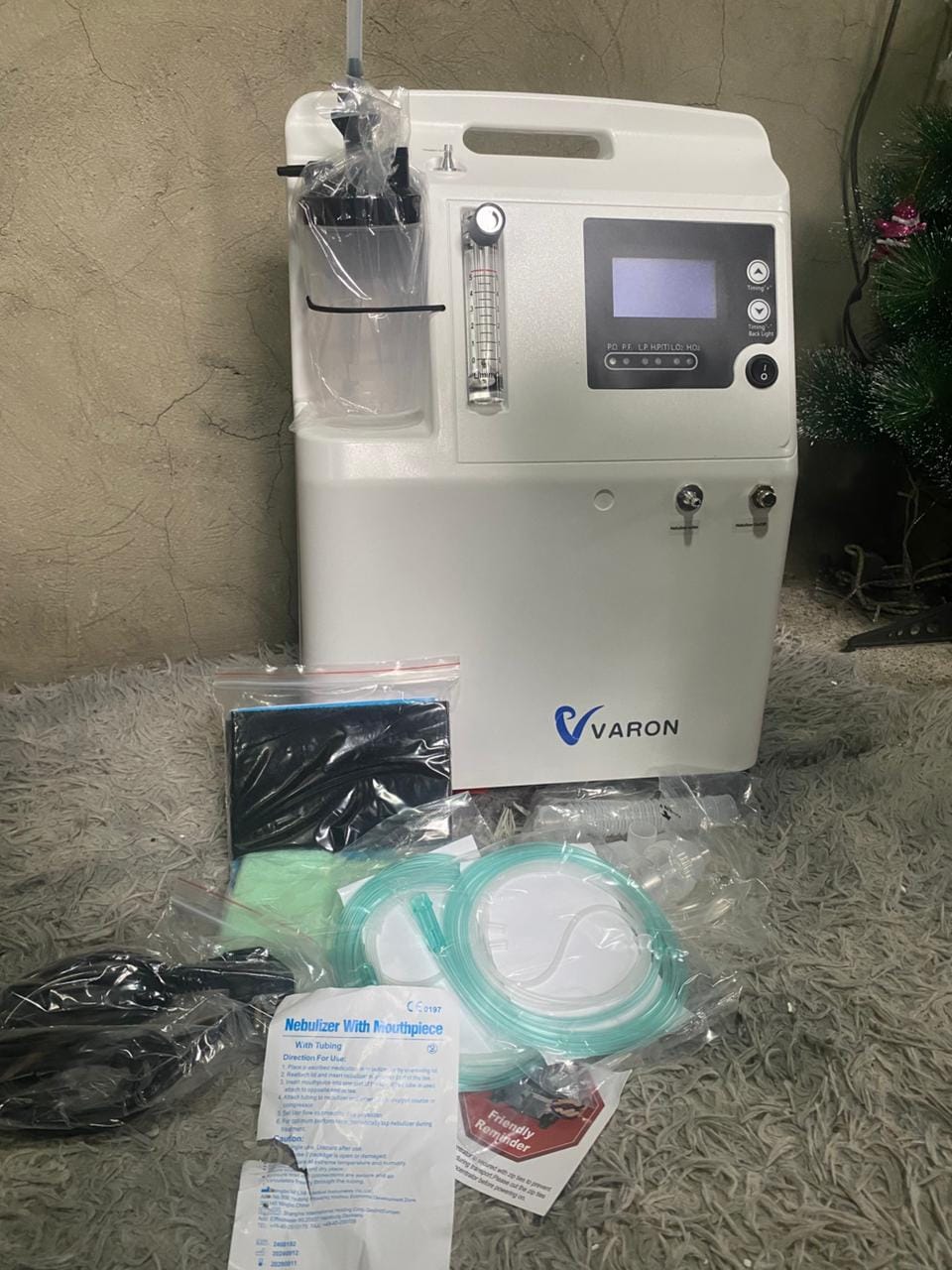 Customer photo review of VARON 5L Premium Home Oxygen Concentrator Serene 5