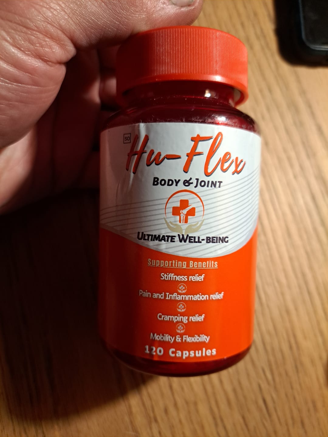 Customer photo review of HuFlex | Daily Muscle & Joint Support (Strong Body, Easy Movement)