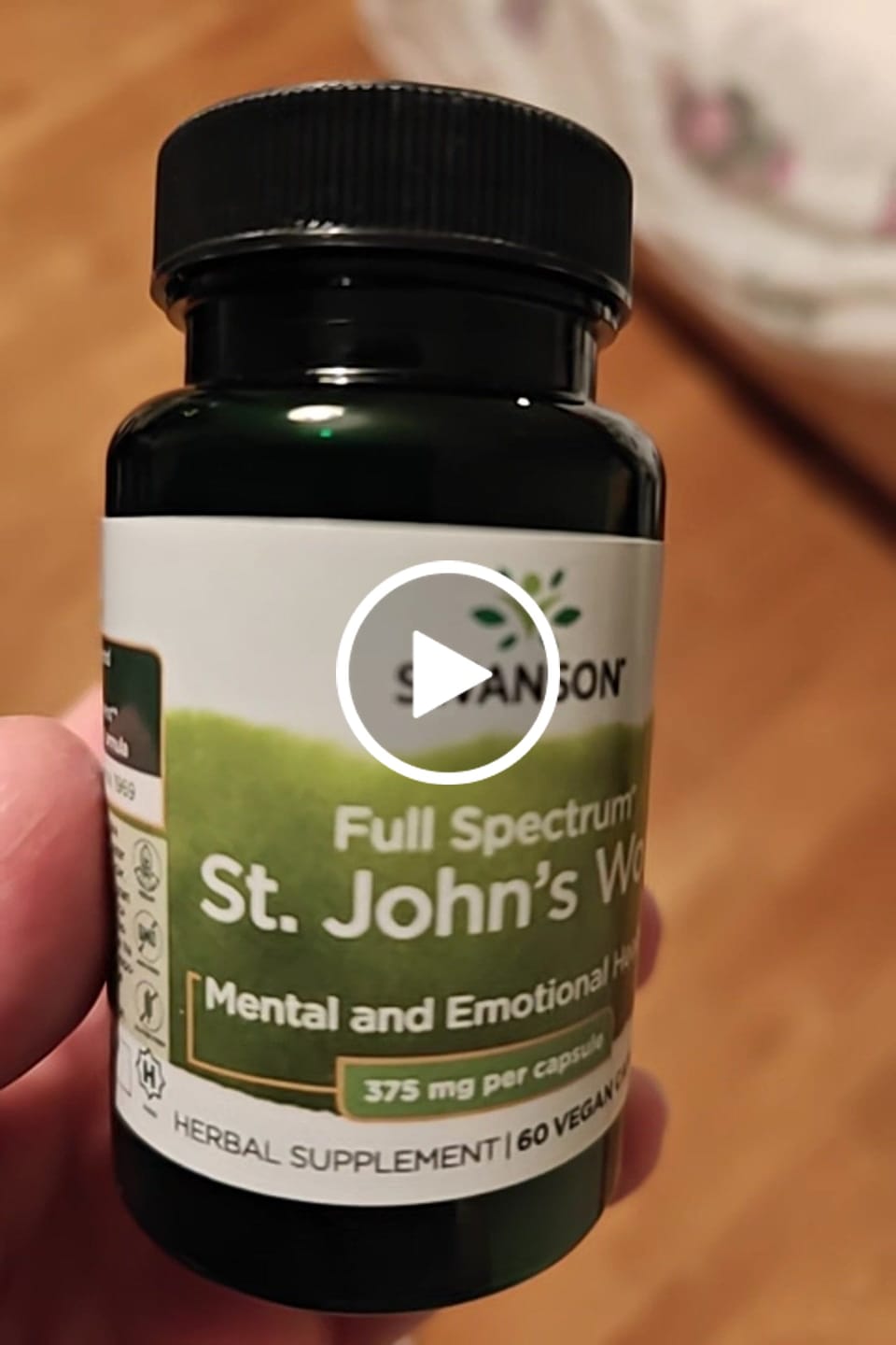 Customer video review of St. John's Wort, Johannesört 60 kapslar Swanson