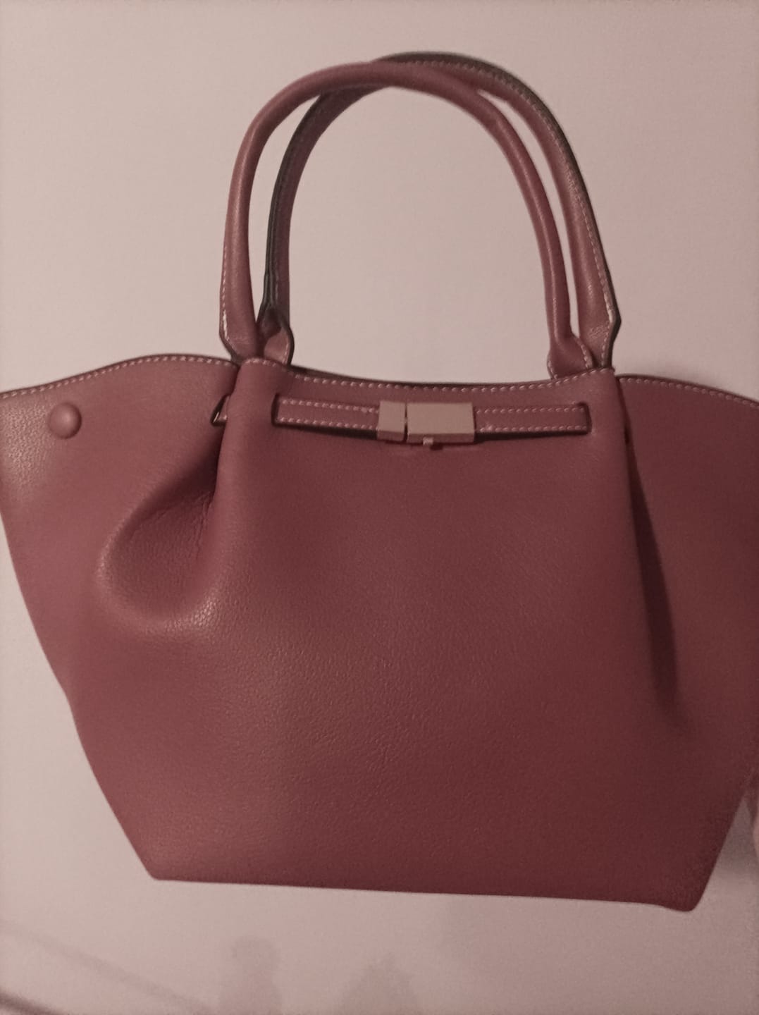 Customer photo review of Melanie Vegan Leather Bag