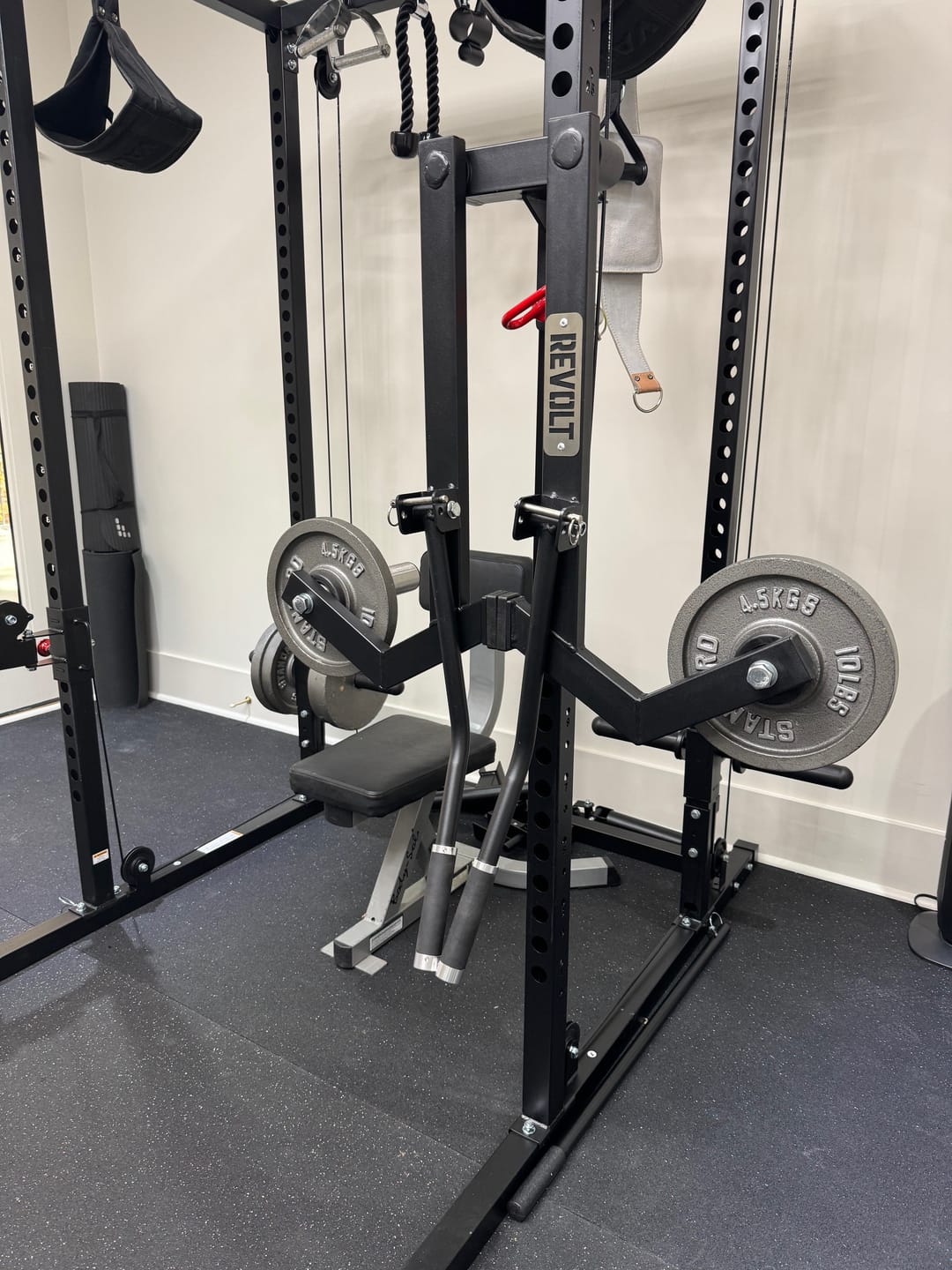 Customer photo review of Revolt Lateral Raise Attachment